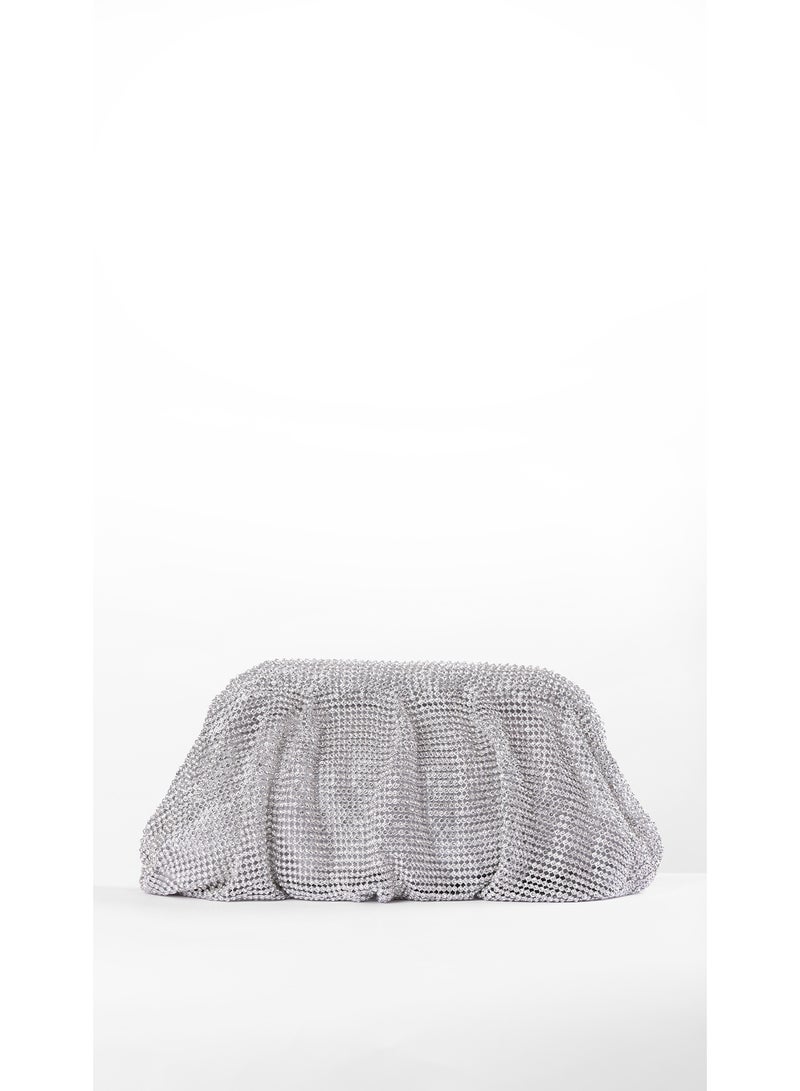 كيفيلي حقيبة كلتش أورورا بطيات كريستالية - Image 1